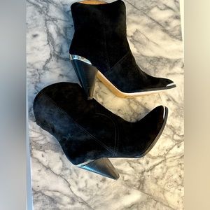 Joie Black Suede Booties - size 37